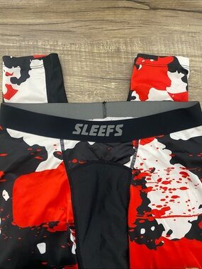 SLEEFS Red Black White Performance under  Shorts